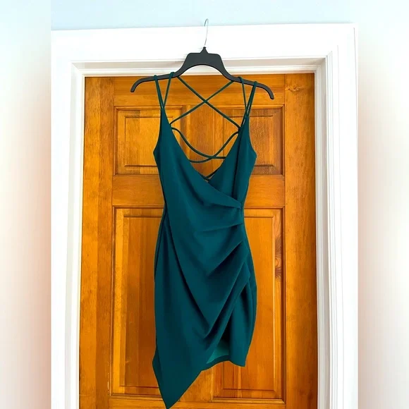 windsor asymmetrical dress Windsor Forest Green Asymmetrical dress
